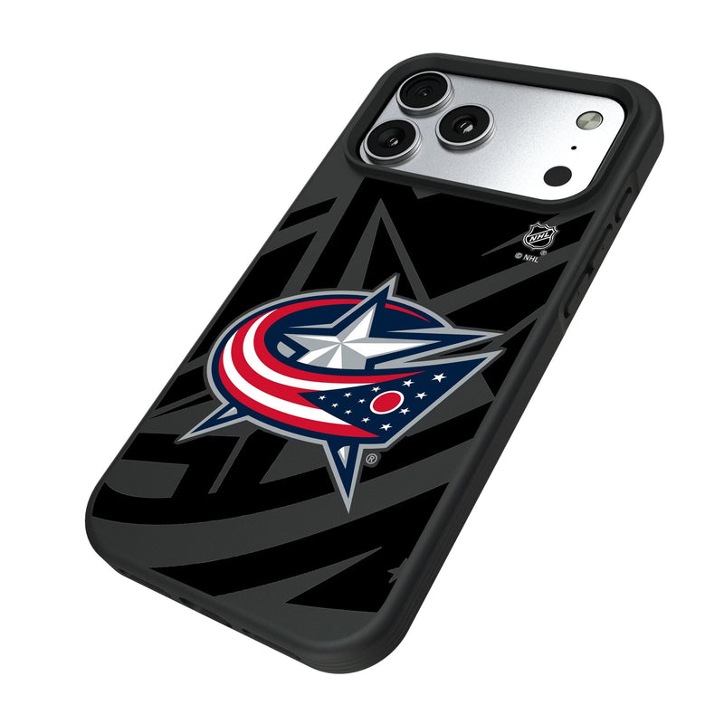 Columbus Blue Jackets Monocolor Tilt iPhone Bump Phone Case for Apple iPhone Iso.Jpg
