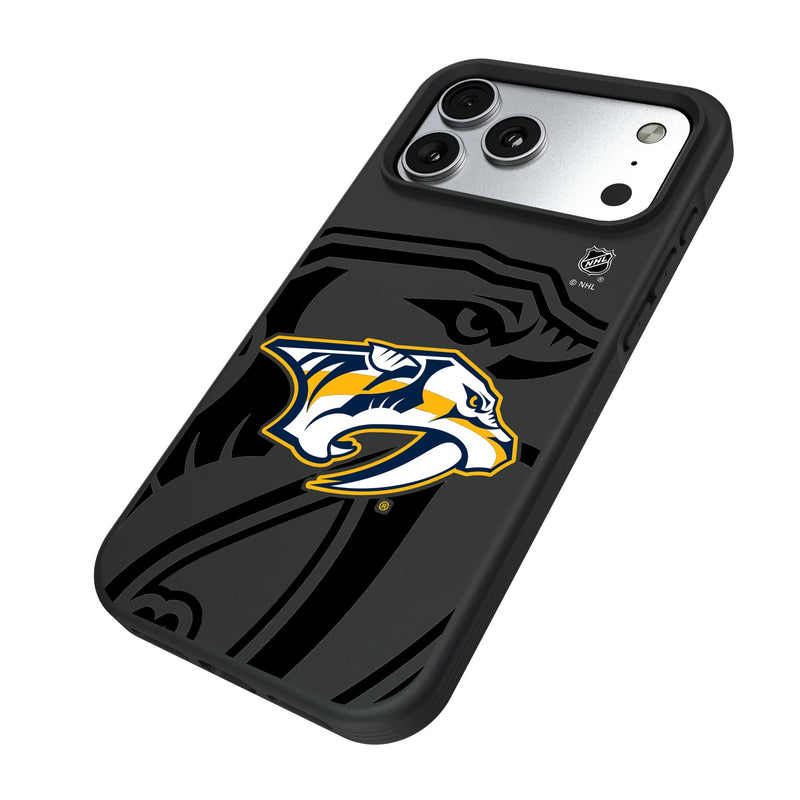 Nashville Predators Monocolor Tilt iPhone Bump Phone Case for Apple iPhone Iso.Jpg