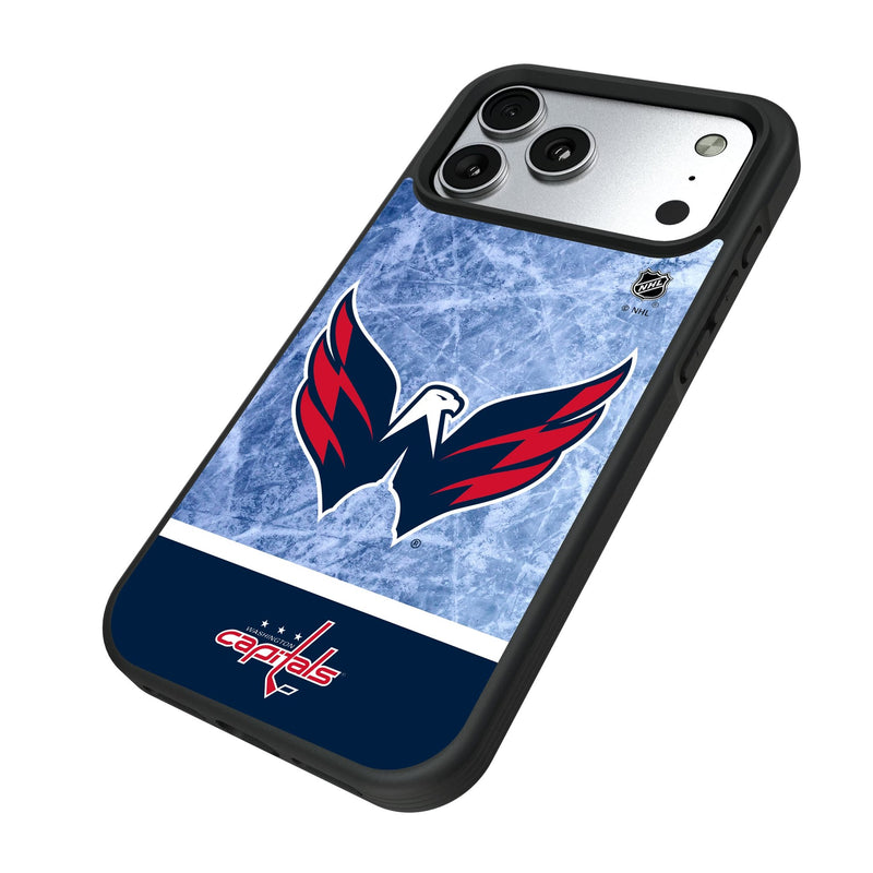 Washington Capitals Ice Wordmark iPhone Bump Phone Case for Apple iPhone Iso.Jpg