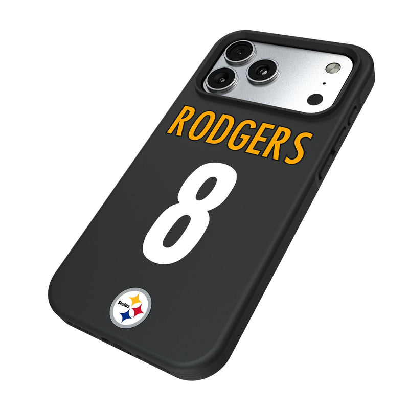 Aaron Rodgers Pittsburgh Steelers 8 Game Tactic iPhone Bump Phone Case for Apple iPhone Iso.Jpg