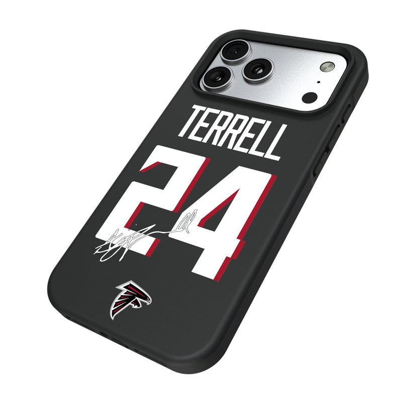 A.J. Terrell Atlanta Falcons 24 Game Tactic iPhone Bump Phone Case for Apple iPhone Iso.Jpg