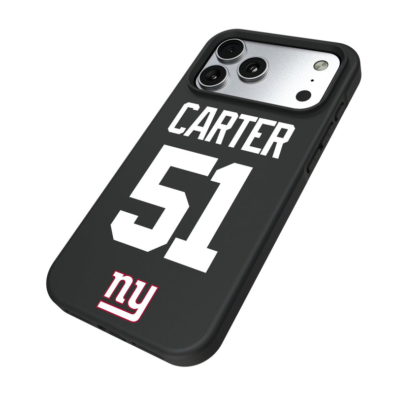 Abdul Carter New York Giants 51 Game Tactic iPhone Bump Phone Case for Apple iPhone Iso.Jpg