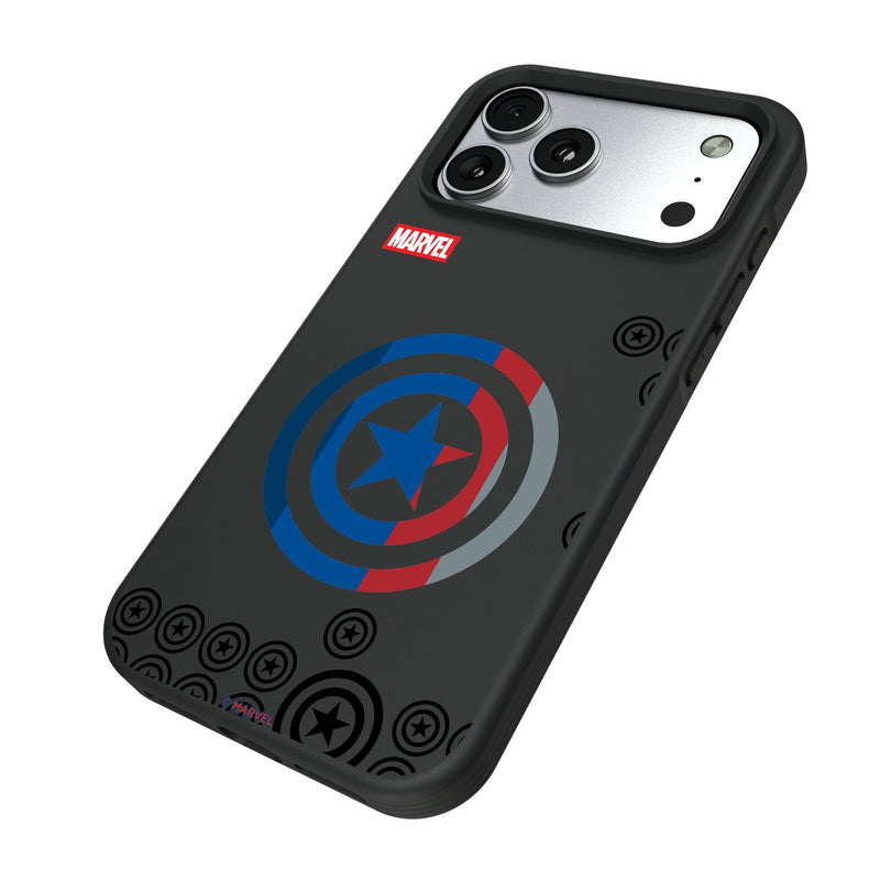 Marvel Avengers Captain America Sigil iPhone Bump Phone Case for Apple iPhone Iso.Jpg