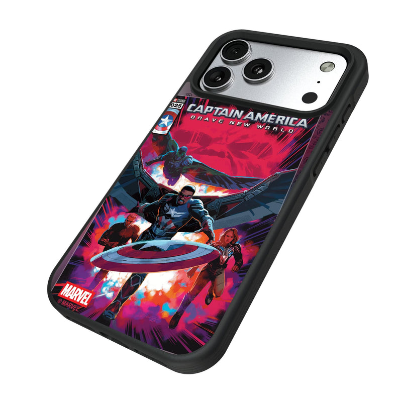 Marvel Avengers Sam Wilson Captain America Cover Art iPhone Bump Phone Case for Apple iPhone Iso.Jpg