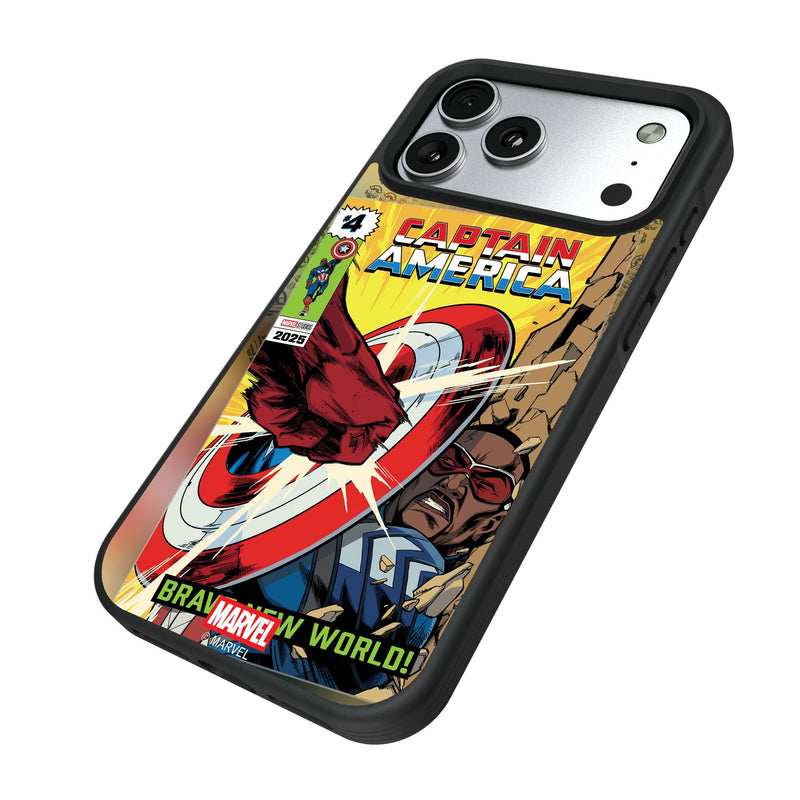 Marvel Avengers Sam Wilson Captain America Classic Cover iPhone Bump Phone Case for Apple iPhone Iso.Jpg