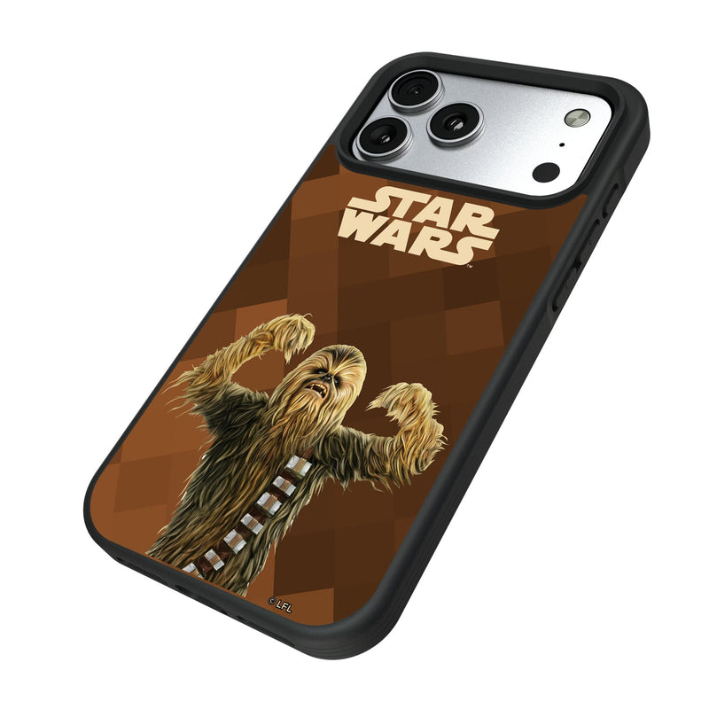 Star Wars Chewbacca Color Block iPhone Bump Phone Case for Apple iPhone Iso.Jpg