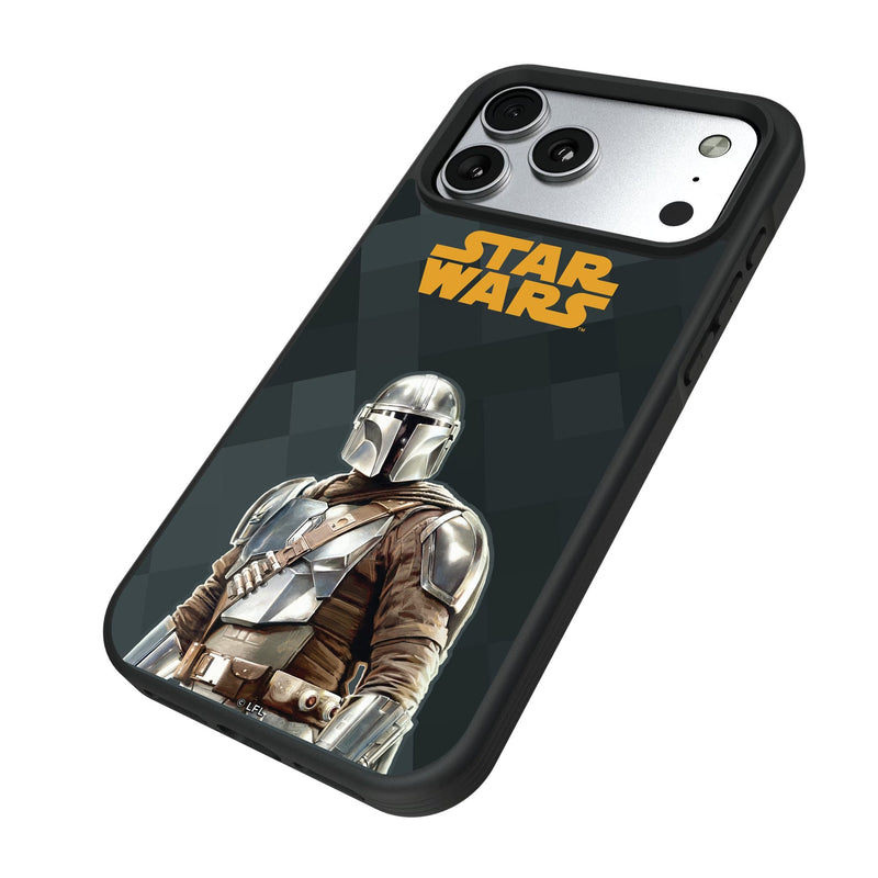 Star Wars: The Mandalorian Din Djarin Color Block iPhone Bump Phone Case for Apple iPhone Iso.Jpg