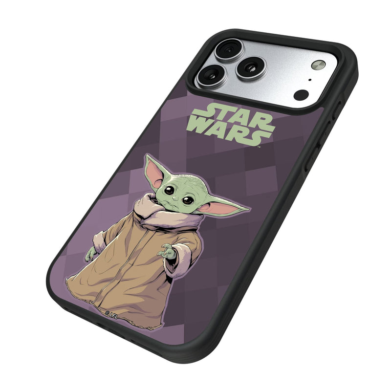 Star Wars: The Mandalorian Grogu Color Block iPhone Bump Phone Case for Apple iPhone Iso.Jpg