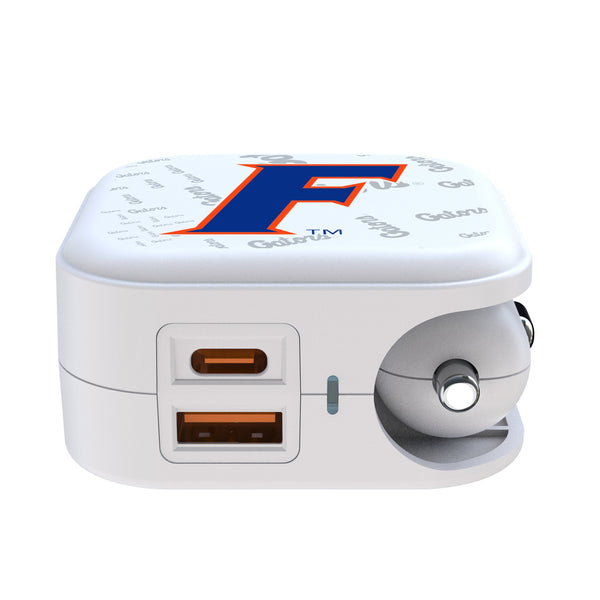 University of Florida Gators Quadtile 2 in 1 USB Charger Ports.Jpg