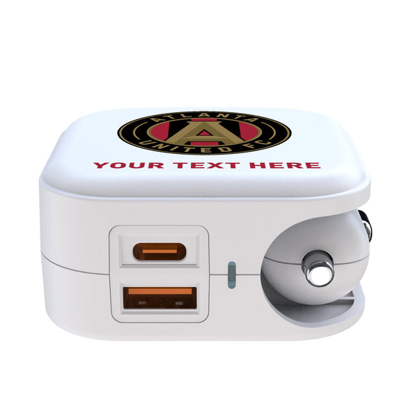 Atlanta United FC Personalized Insignia 2 in 1 USB Charger Ports.Jpg