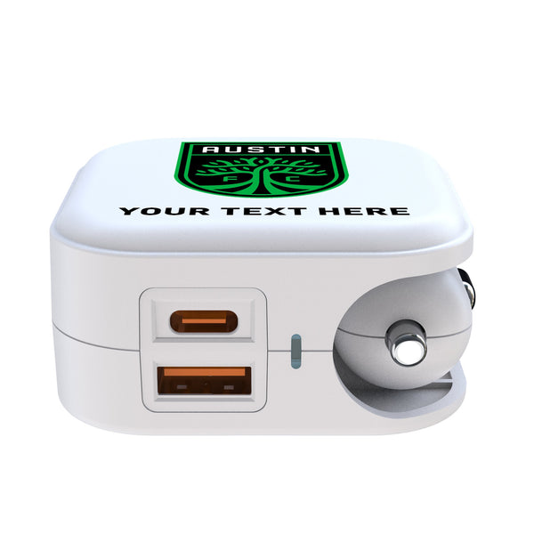 Austin FC Personalized Insignia 2 in 1 USB Charger Ports.Jpg