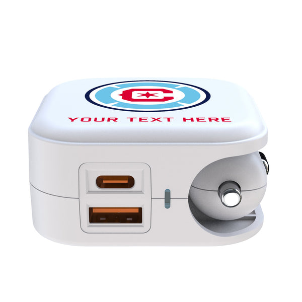 Chicago Fire Personalized Insignia 2 in 1 USB Charger Ports.Jpg