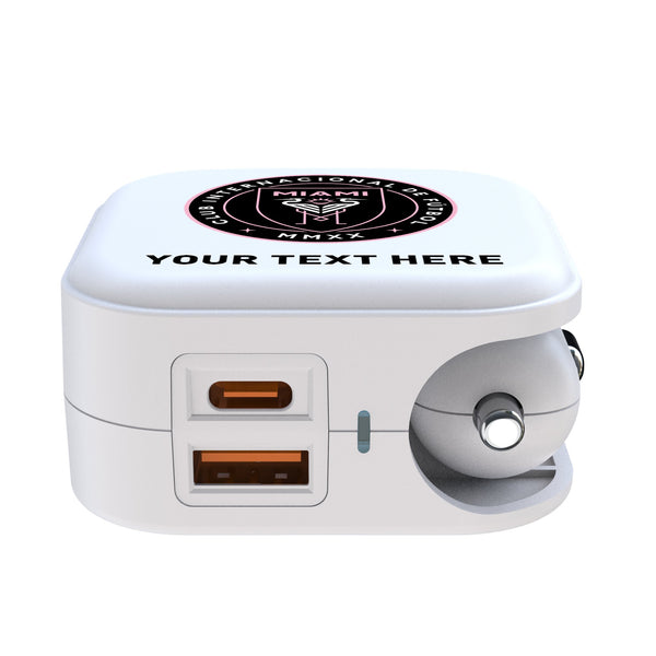 Inter Miami CF Personalized Insignia 2 in 1 USB Charger Ports.Jpg