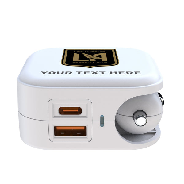Los Angeles Football Club Personalized Insignia 2 in 1 USB Charger Ports.Jpg