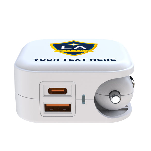 LA Galaxy Personalized Insignia 2 in 1 USB Charger Ports.Jpg
