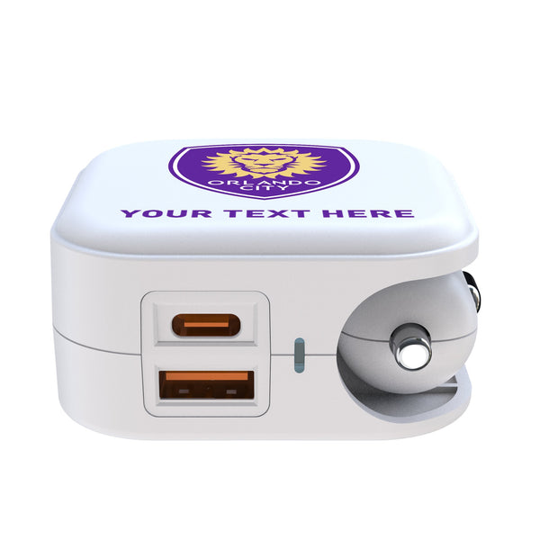Orlando City Soccer Club Personalized Insignia 2 in 1 USB Charger Ports.Jpg
