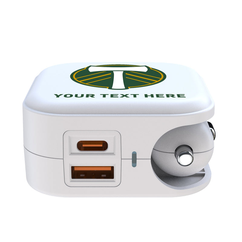 Portland Timbers Personalized Insignia 2 in 1 USB Charger Ports.Jpg