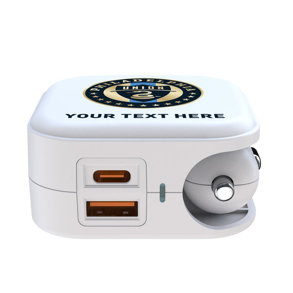 Philadelphia Union Personalized Insignia 2 in 1 USB Charger Ports.Jpg