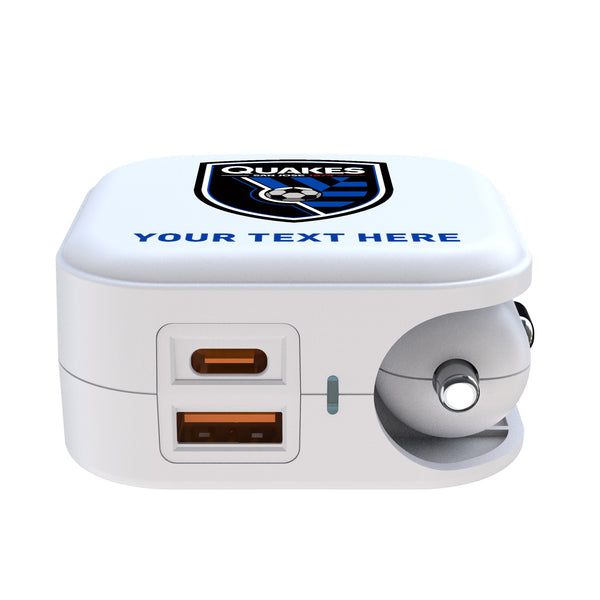 San Jose Earthquakes Personalized Insignia 2 in 1 USB Charger Ports.Jpg