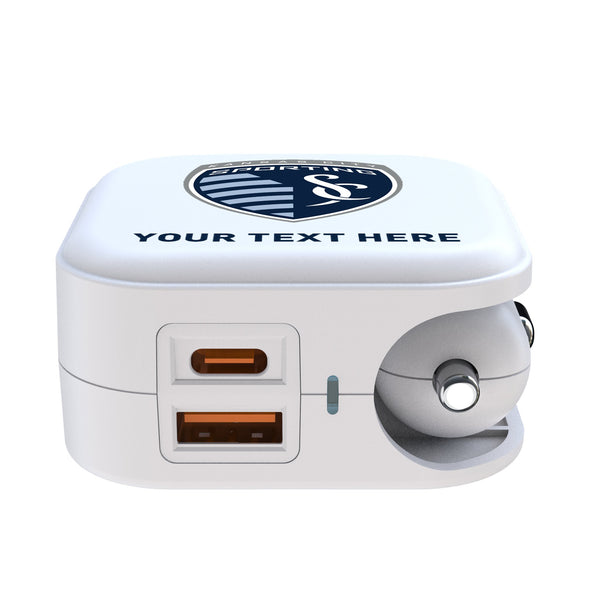 Sporting Kansas City Personalized Insignia 2 in 1 USB Charger Ports.Jpg