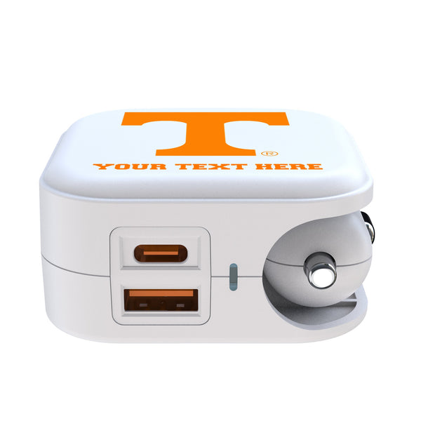 University of Tennessee Volunteers Personalized Insignia 2 in 1 USB Charger Ports.Jpg