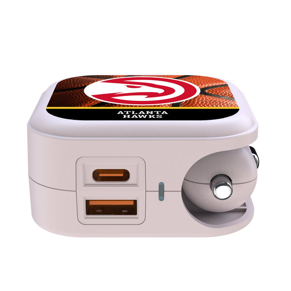 Atlanta Hawks Basketball 2 in 1 USB Charger Ports.Jpg