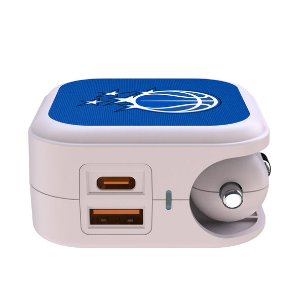 Orlando Magic Solid 2 in 1 USB Charger Ports.Jpg