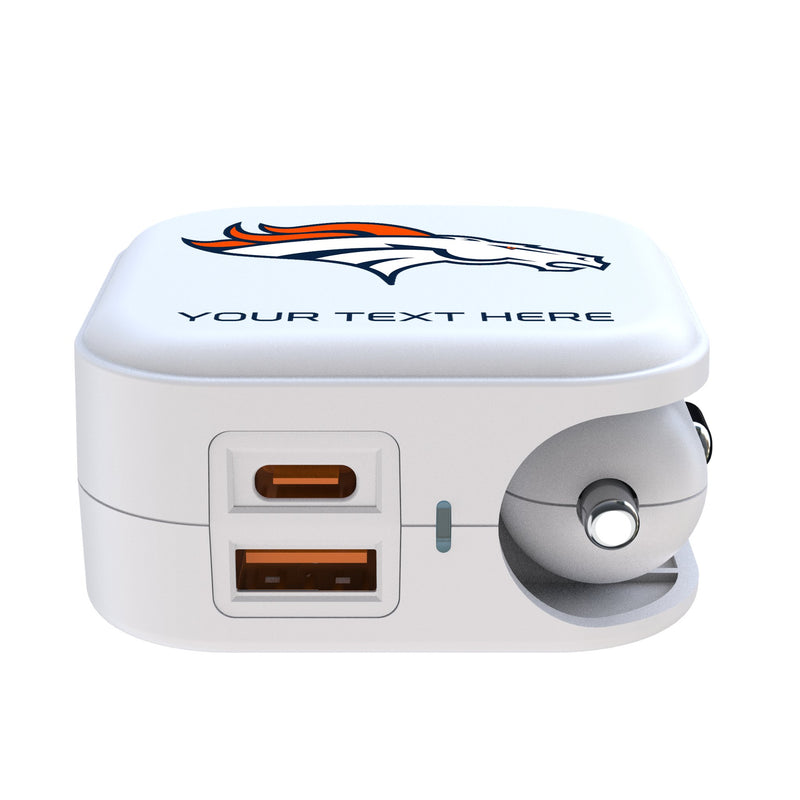 Denver Broncos Personalized Insignia 2 in 1 USB Charger Ports.Jpg