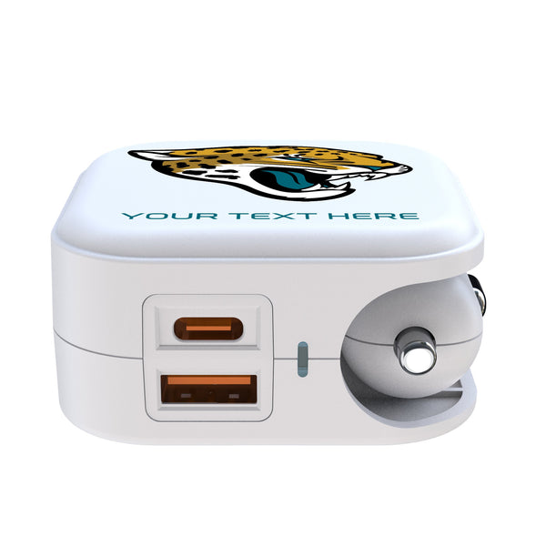 Jacksonville Jaguars Personalized Insignia 2 in 1 USB Charger Ports.Jpg