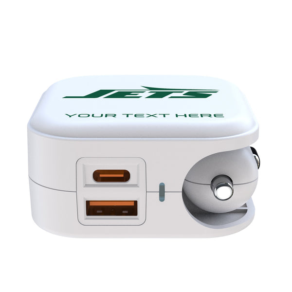 New York Jets Personalized Insignia 2 in 1 USB Charger Ports.Jpg