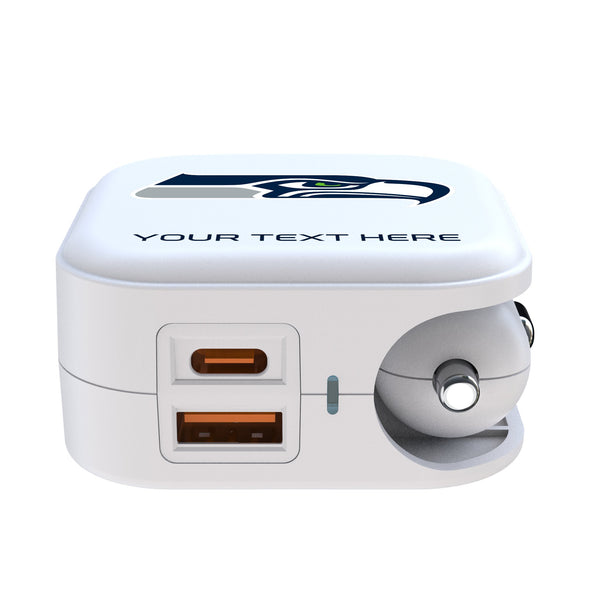 Seattle Seahawks Personalized Insignia 2 in 1 USB Charger Ports.Jpg