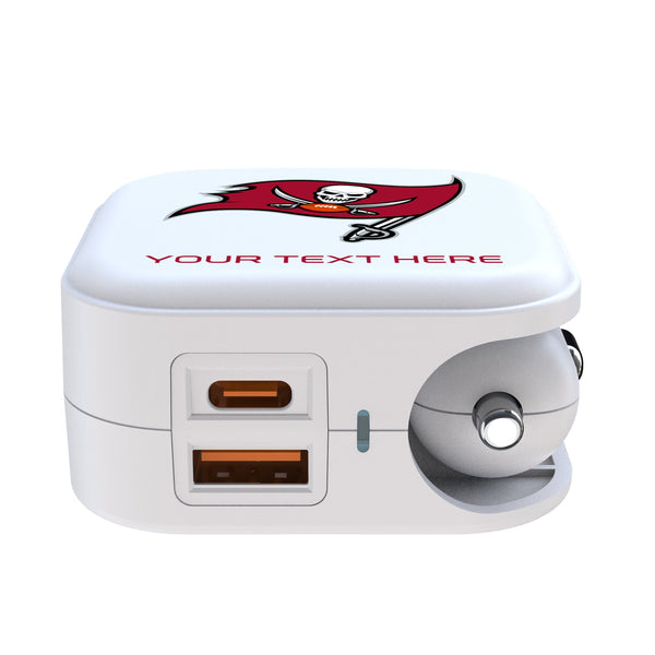 Tampa Bay Buccaneers Personalized Insignia 2 in 1 USB Charger Ports.Jpg