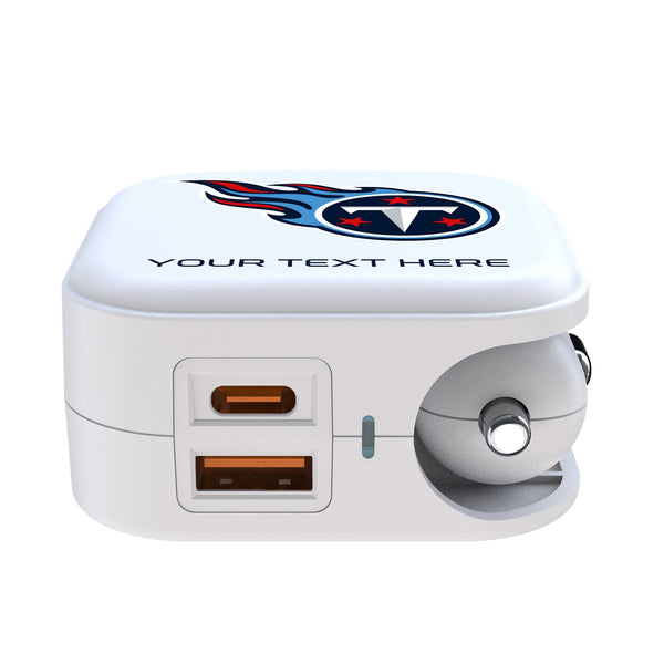 Tennessee Titans Personalized Insignia 2 in 1 USB Charger Ports.Jpg