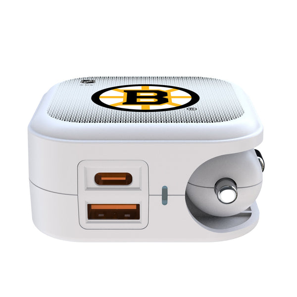 Boston Bruins Linen 2 in 1 USB Charger Ports.Jpg
