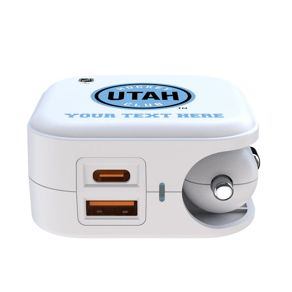 Utah Hockey Club Personalized Insignia 2 in 1 USB Charger Ports.Jpg