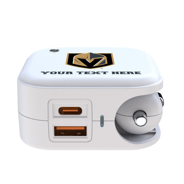 Vegas Golden Knights Personalized Insignia 2 in 1 USB Charger Ports.Jpg