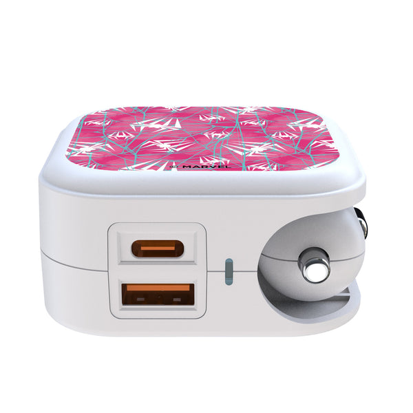 Marvel Spider-Gwen Pattern 2 in 1 USB Charger Ports.Jpg