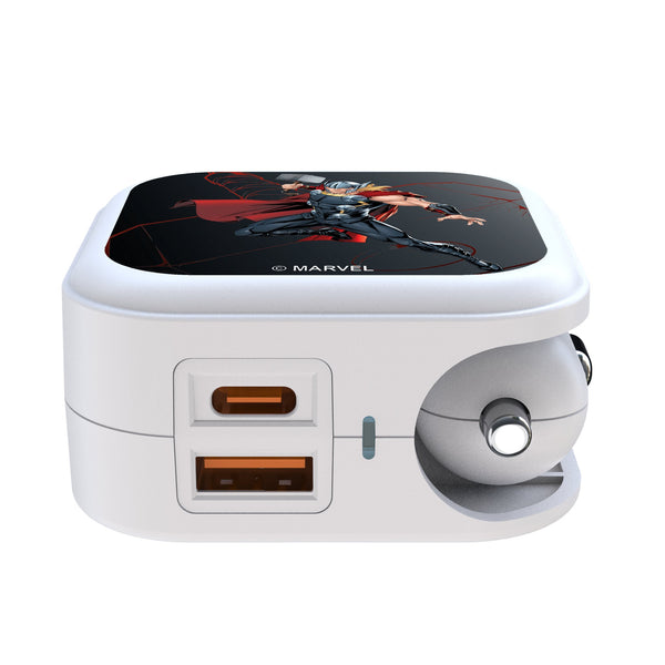 Marvel Avengers Thor MechLine 2 in 1 USB Charger Ports.Jpg