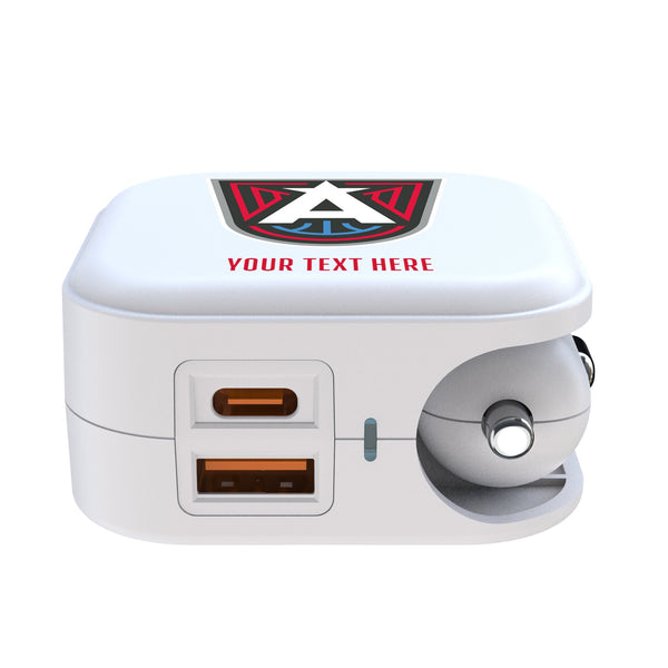 Atlanta Dream Personalized Insignia 2 in 1 USB Charger Ports.Jpg