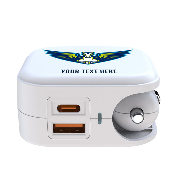 Dallas Wings Personalized Insignia 2 in 1 USB Charger Ports.Jpg