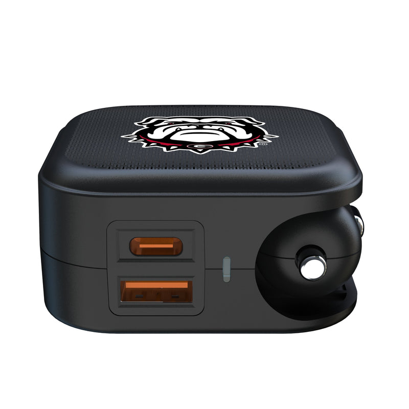 University of Georgia Bulldogs Uga Linen 2 in 1 USB A/C Charger Ports.Jpg