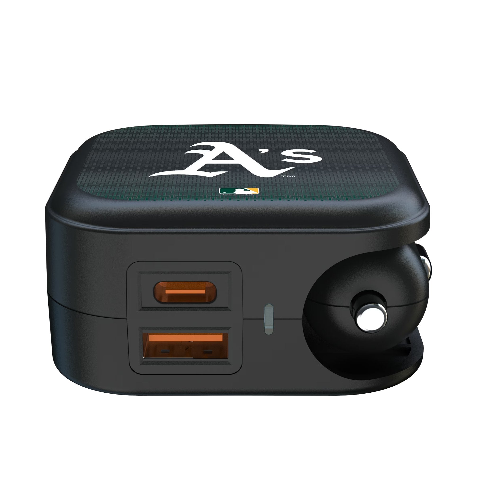 Oakland Athletics Linen 2 in 1 USB A/C Charger Ports.Jpg