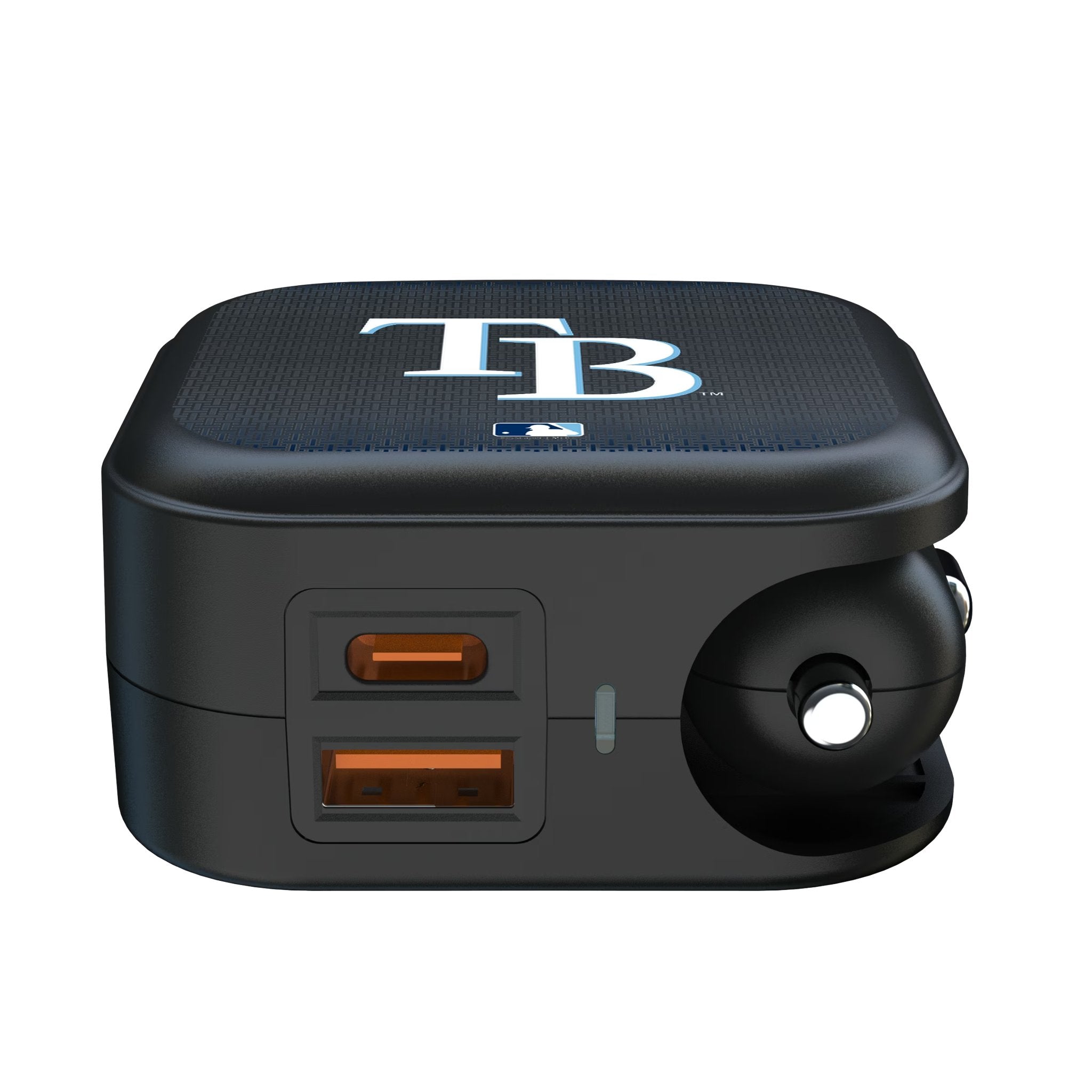 Tampa Bay Rays Linen 2 in 1 USB A/C Charger Ports.Jpg