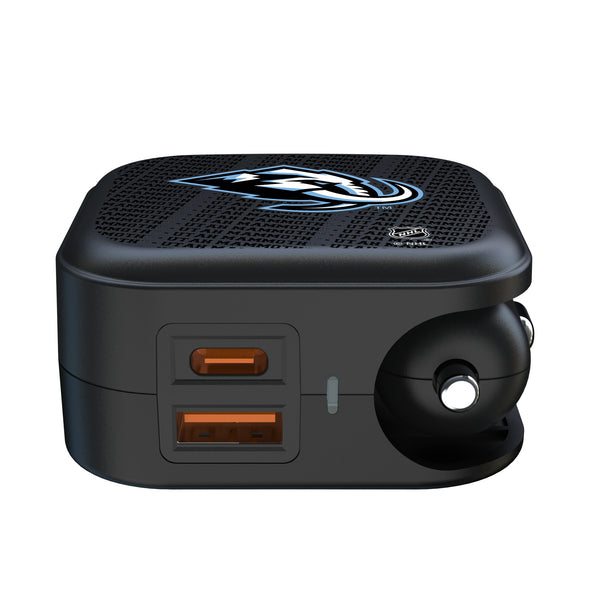 Utah Mammoth Text Backdrop 2 in 1 USB A/C Charger Ports.Jpg