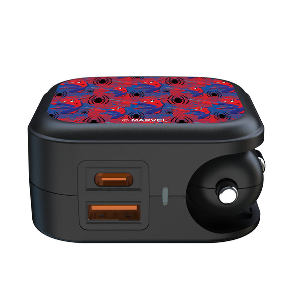 Marvel Spider-Man Pattern 2 in 1 USB A/C Charger Ports.Jpg