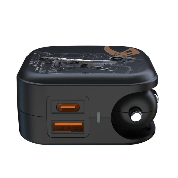 Star Wars Razor Crest FactionTech 2 in 1 USB A/C Charger Ports.Jpg