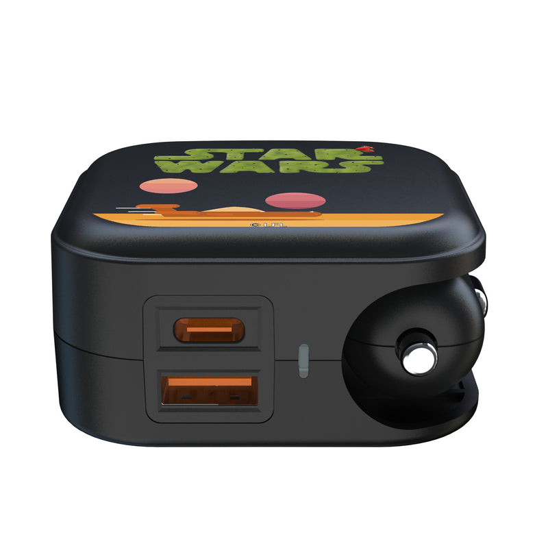 Star Wars Tatooine Locality Fade 2 in 1 USB A/C Charger Ports.Jpg