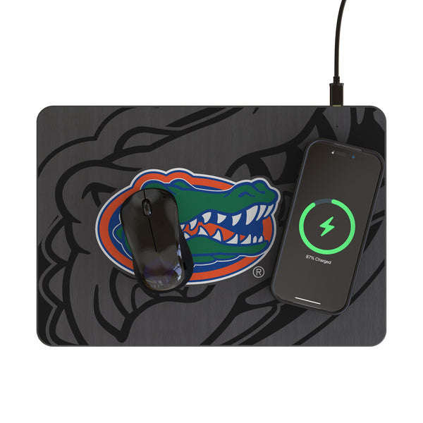 University of Florida Gators Personalized Tilt 15-Watt Wireless Charger and Mouse Pad Lifestyle.Jpg