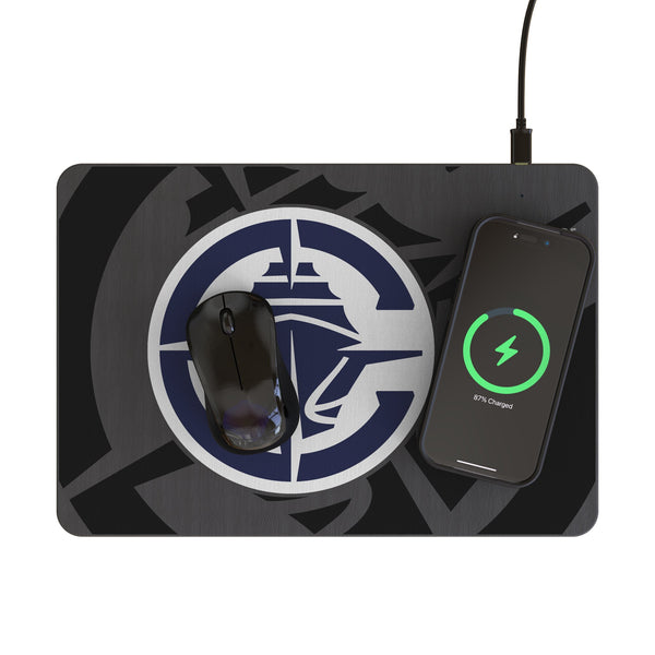 Los Angeles Clippers Personalized Tilt 15-Watt Wireless Charger and Mouse Pad Lifestyle.Jpg