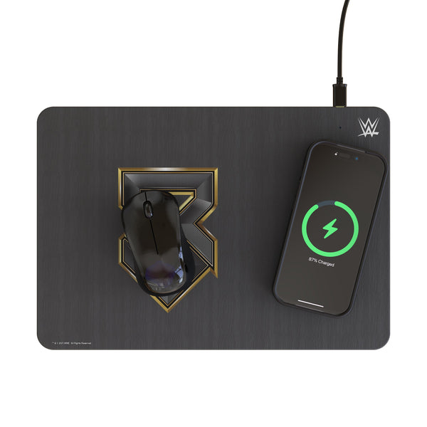 Seth Freakin Rollins Clean 15-Watt Wireless Charger and Mouse Pad Lifestyle.Jpg